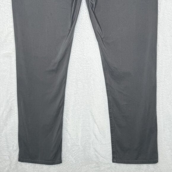 AG Adriano Goldschmied Everett Slim Straight Pants Gray Chinos Mens 34 - Picture 11 of 16